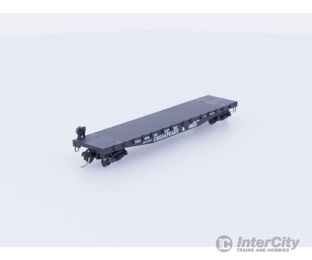 Micro Trains 45100 N Flatcar 50’ Chesapeake & Ohio C&O Chesapeake and Ohio (CO) 80402 Freight Cars