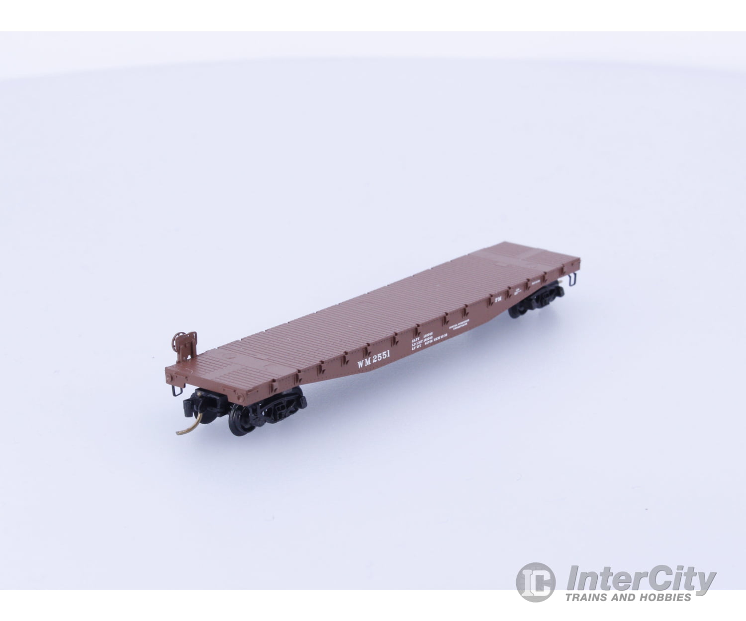 Micro Trains 45160 N Flatcar 50’ Western Maryland WM 2551 Freight Cars