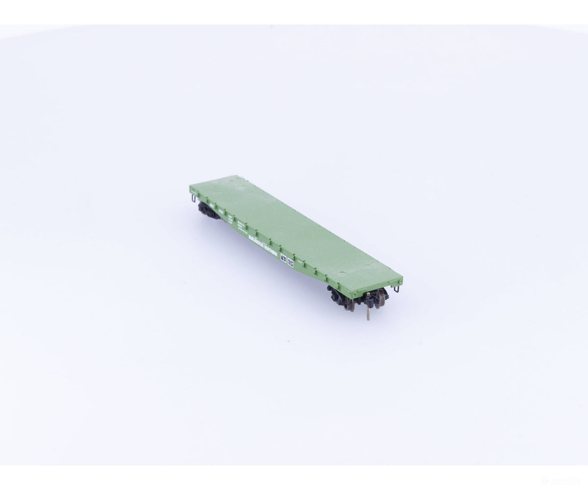 Micro Trains 45200 N 50’ Fishbelly Side Flatcar Burlington Northern (BN) 612765 - Freight Cars