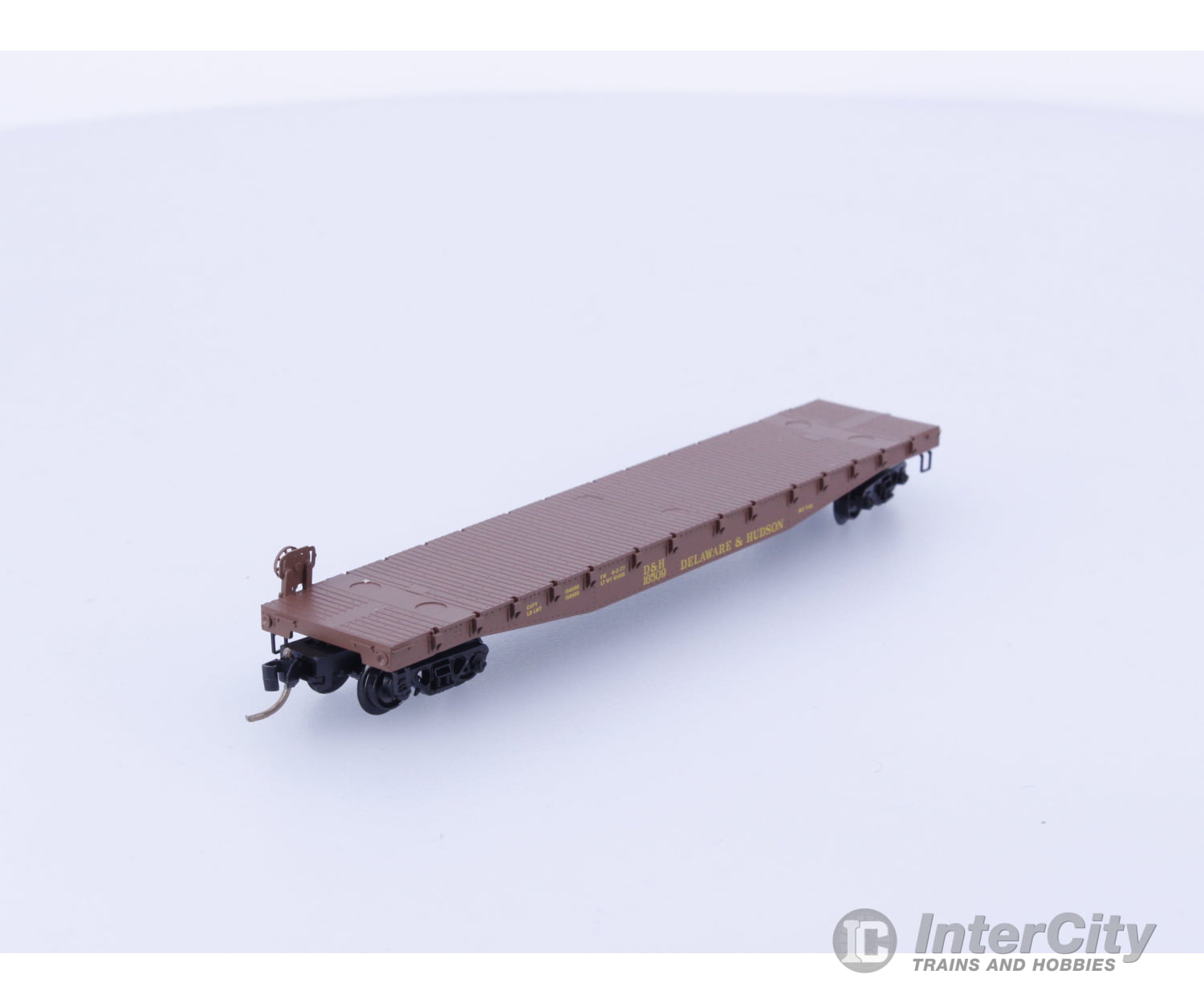 Micro Trains 45210 N Flatcar 50’ Delaware & Hudson D&H 16509 Freight Cars