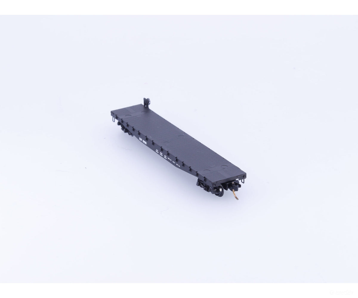 Micro Trains 45230 N 50’ Flat car Fishbelly Side w/Side Mount Brake Wheel Western Pacific (WP) 1908 - Freight Cars