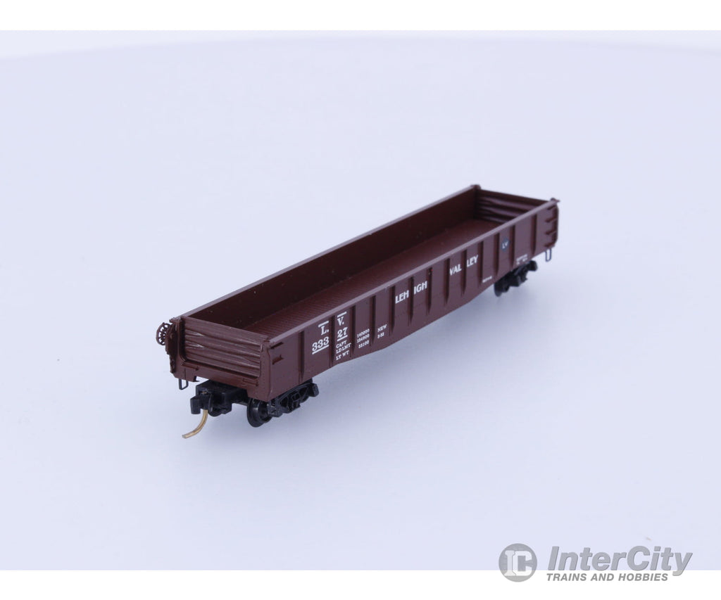Micro Trains 46100 N Gondola 50’ Steel Lehigh Valley (LV) 33327 Freight Cars