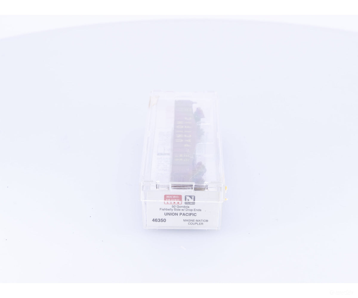 Micro Trains 46350 N 50’ Fishbelly Side Gondola w/ Drop Ends #10 Union Pacific (UP) 30294 - Freight Cars