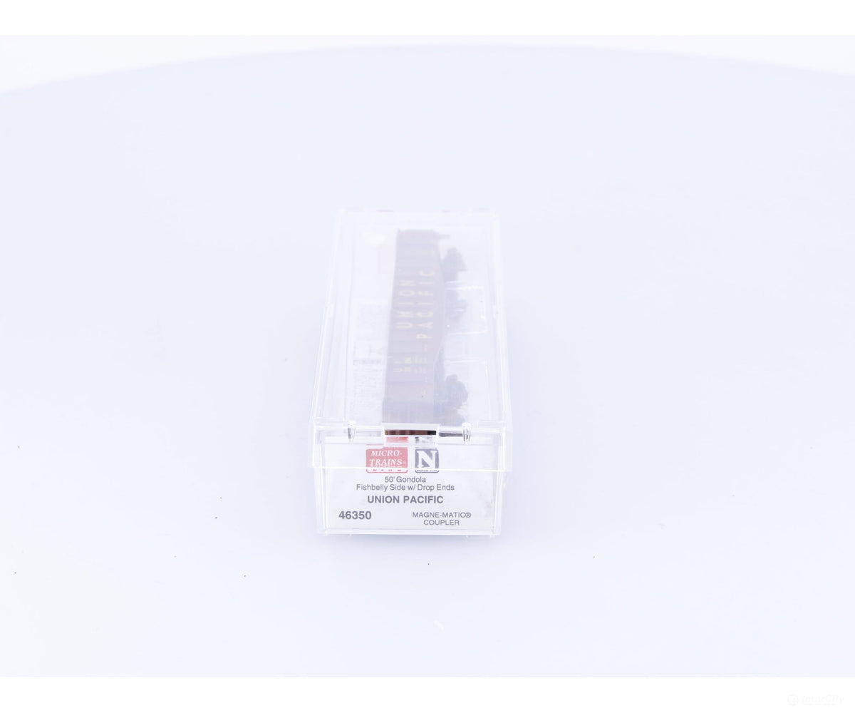 Micro Trains 46350 N 50’ Fishbelly Side Gondola w/ Drop Ends #4 Union Pacific (UP) 30294 - Freight Cars