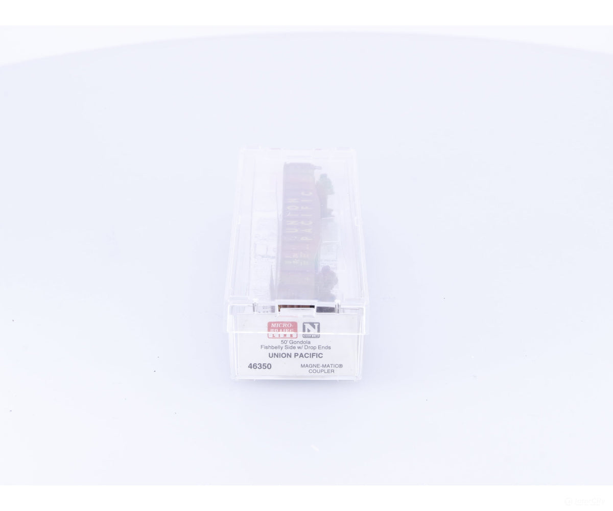 Micro Trains 46350 N 50’ Fishbelly Side Gondola w/ Drop Ends #6 Union Pacific (UP) 30294 - Freight Cars