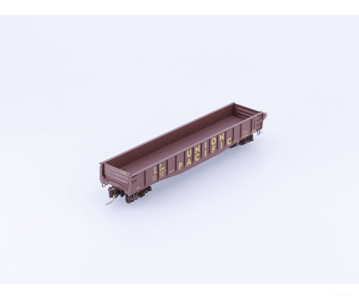 Micro Trains 46350 N 50’ Fishbelly Side Gondola w/ Drop Ends Union Pacific (UP) 30294 - Freight Cars