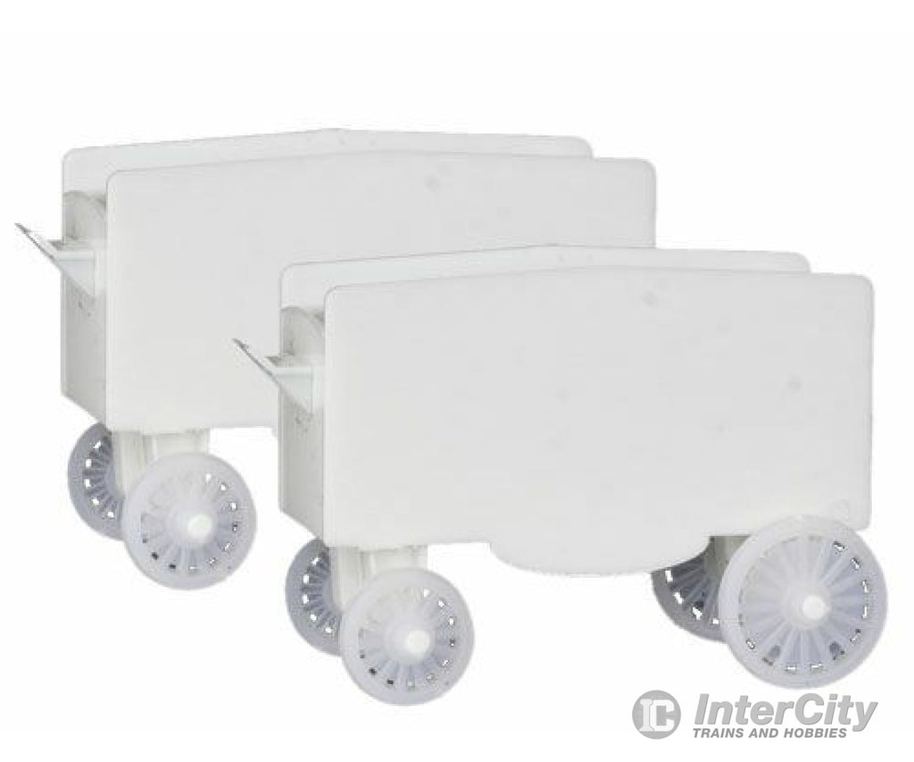 Micro Trains 47000000 15 Closed-Side Circus Wagon 2-Pack - Kit Undecorated Cars & Trucks