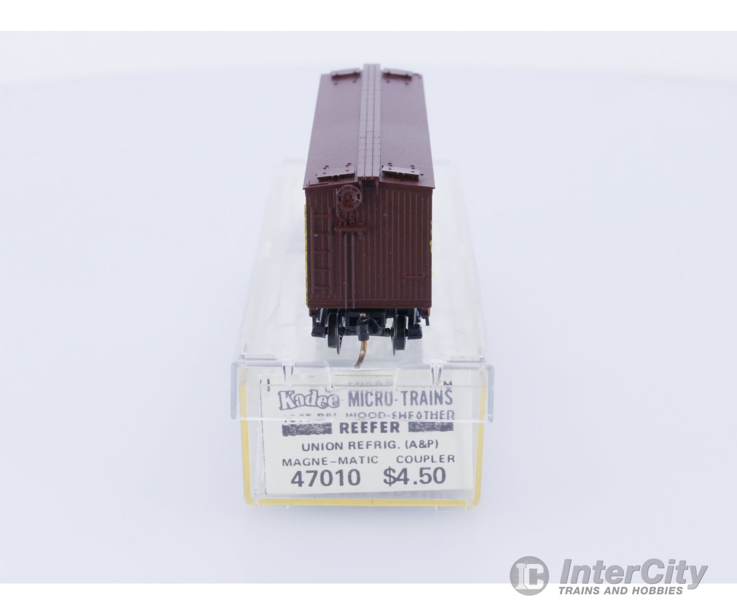 Micro Trains 47010 N Reefer 40’ Wood Sheathed Atlantic & Pacific (Food) URTC 23099 Freight Cars