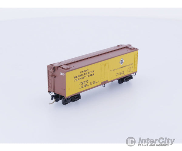 Micro Trains 47320 N Reefer 40’ Wood Sheathed Erie URTX 39487 Freight Cars
