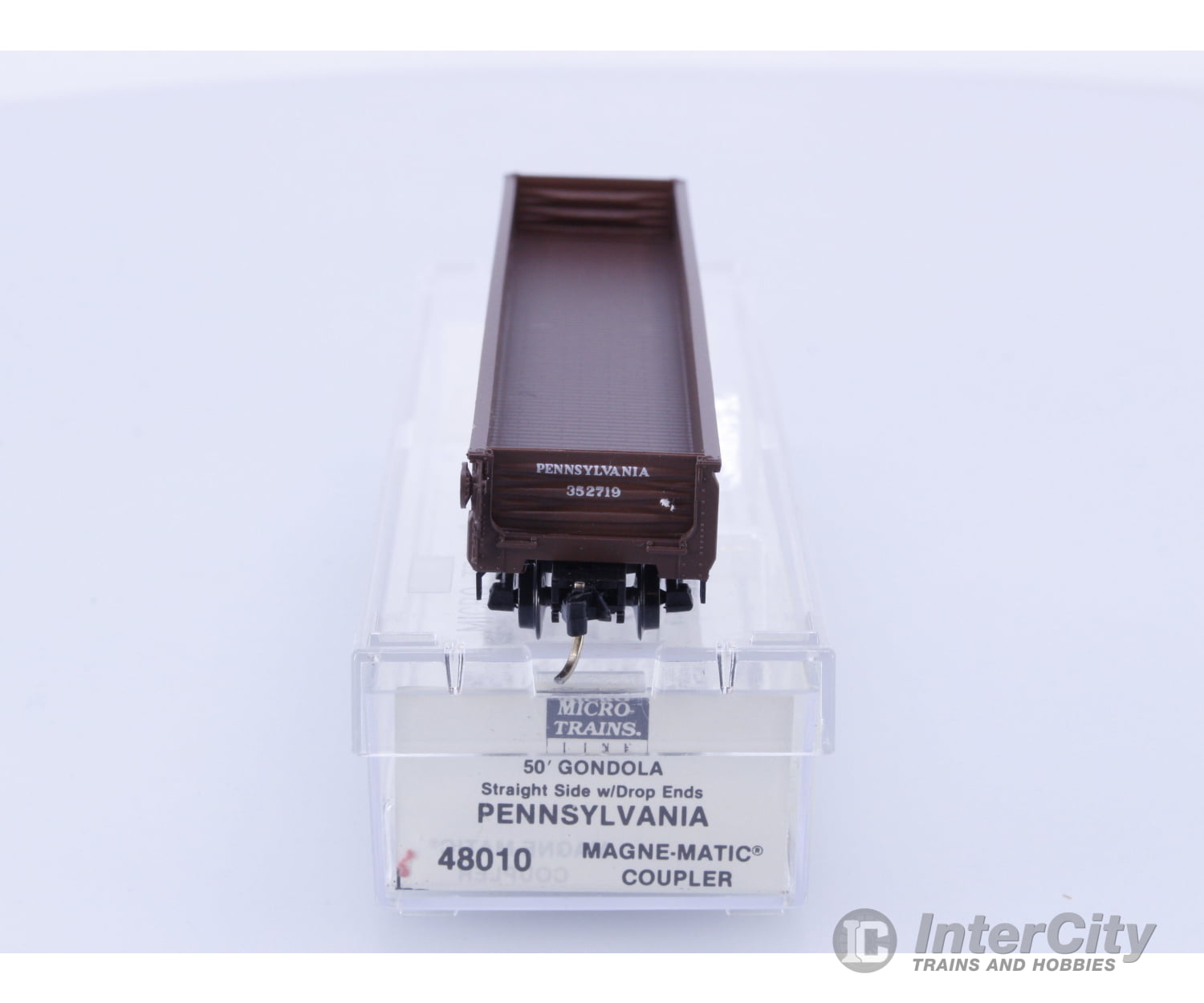 Micro Trains 48010 N Gondola 50’ Steel Pennsylvania Railroad (PRR) 352719 Freight Cars