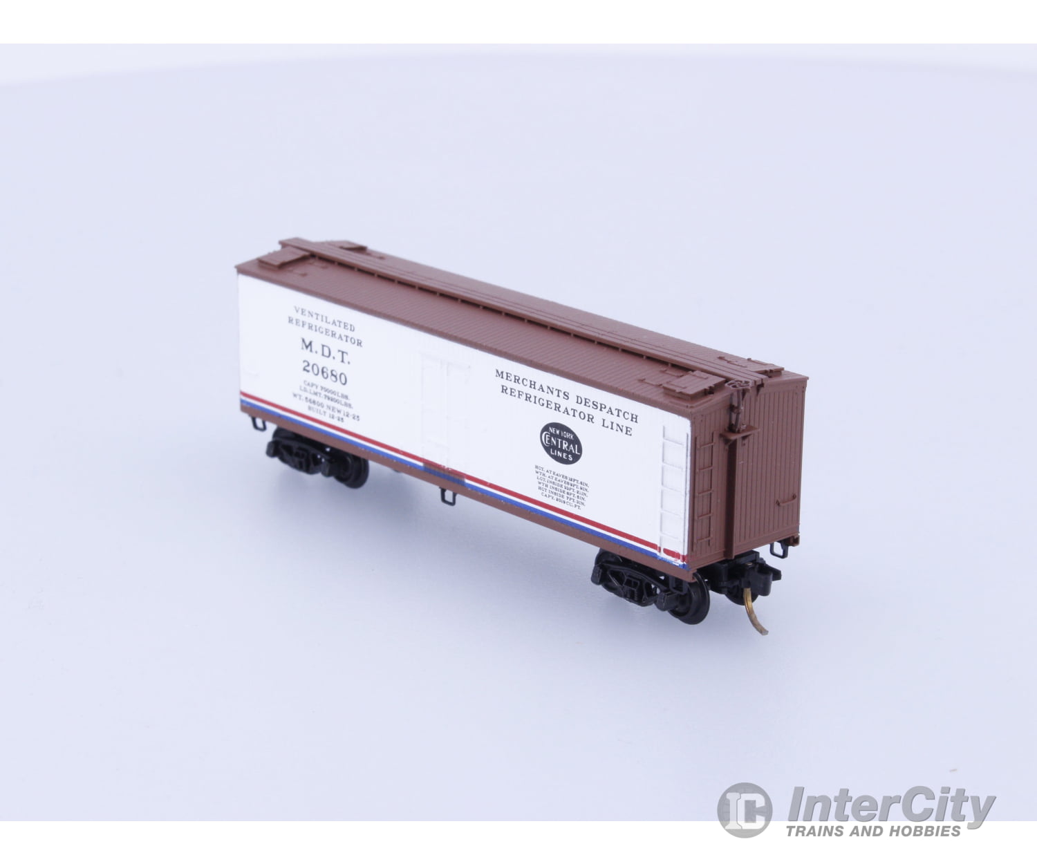 Micro Trains 49140 N Reefer Ice 40’ Wood Merchants Despatch MDT 20680 Freight Cars