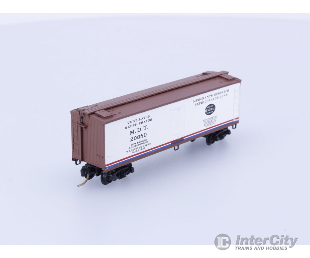 Micro Trains 49140 N Reefer Ice 40’ Wood Merchants Despatch MDT 20680 Freight Cars