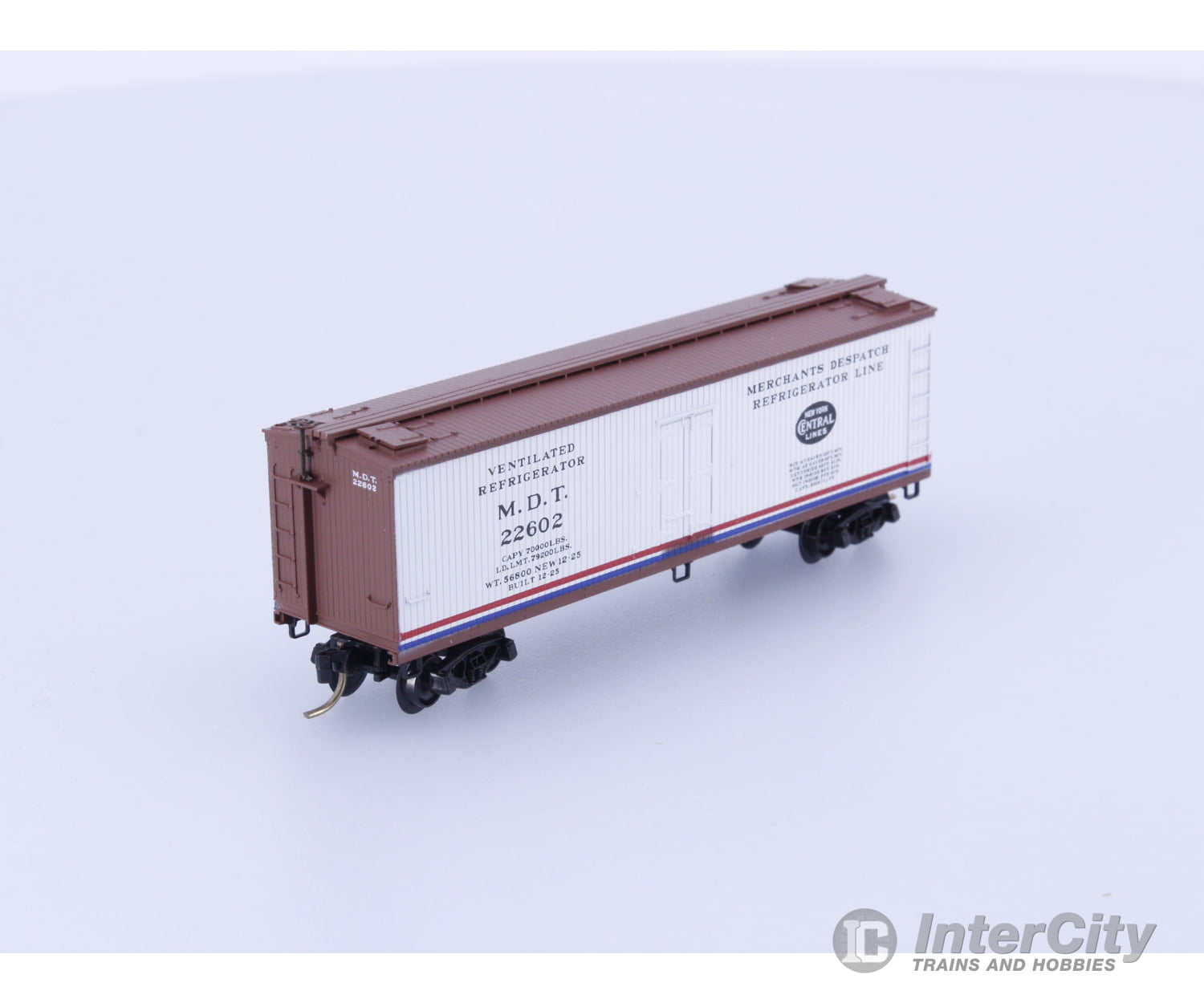 Micro Trains 49140 N Reefer Ice 40’ Wood Merchants Despatch MDT 22602 Freight Cars