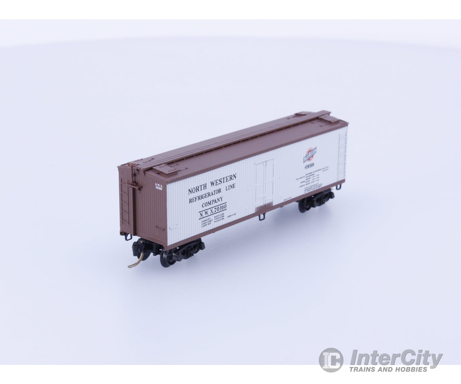 Micro Trains 49170 N Reefer Ice 40’ Wood North Western Refrigerator NWX 70160 Freight Cars