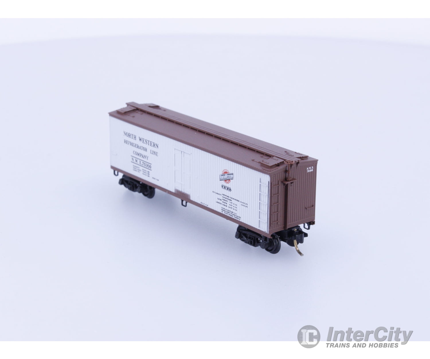 Micro Trains 49170 N Reefer Ice 40’ Wood North Western Refrigerator NWX 70160 Freight Cars