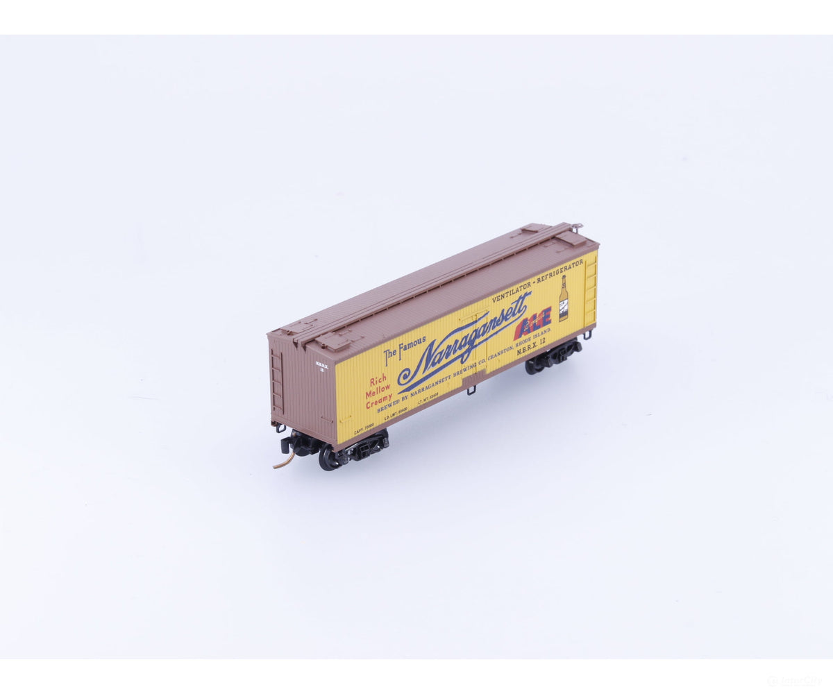 Micro Trains 49220 N 40’ Wood Sheathed Box Car Narragansett (NBRX) 12 - Freight Cars
