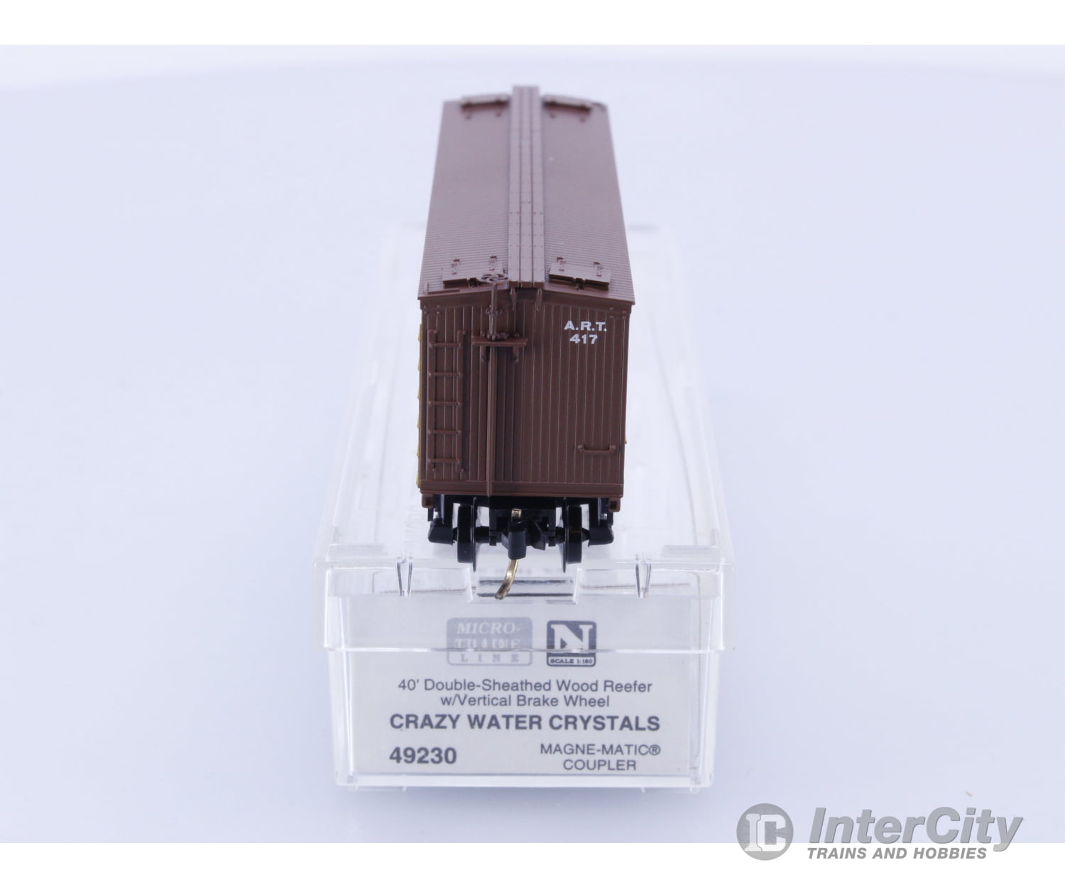Micro Trains 49230 N Reefer Ice 40’ Wood American Refrigerator Transit ART 417 Freight Cars