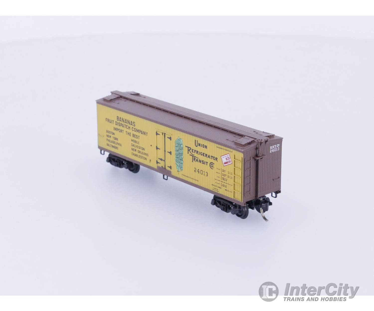 Micro Trains 49390 N Reefer Ice 40’ Wood Union Refrigerator Transit URTC 24013 Freight Cars