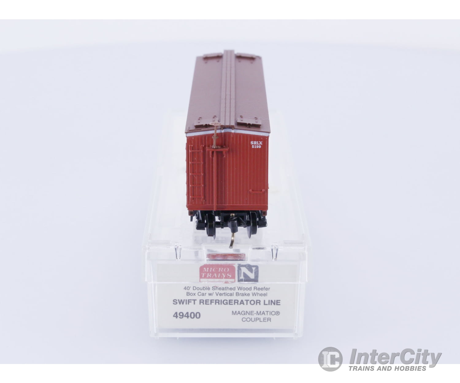Micro Trains 49400 N Reefer Ice 40’ Wood Swift Refrigerator Line SRLX 5199 Freight Cars