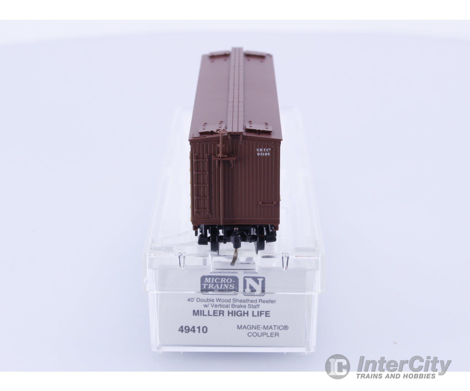 Micro Trains 49410 N Reefer Ice 40’ Wood Miller Brewing URTC 93185 (B) Freight Cars