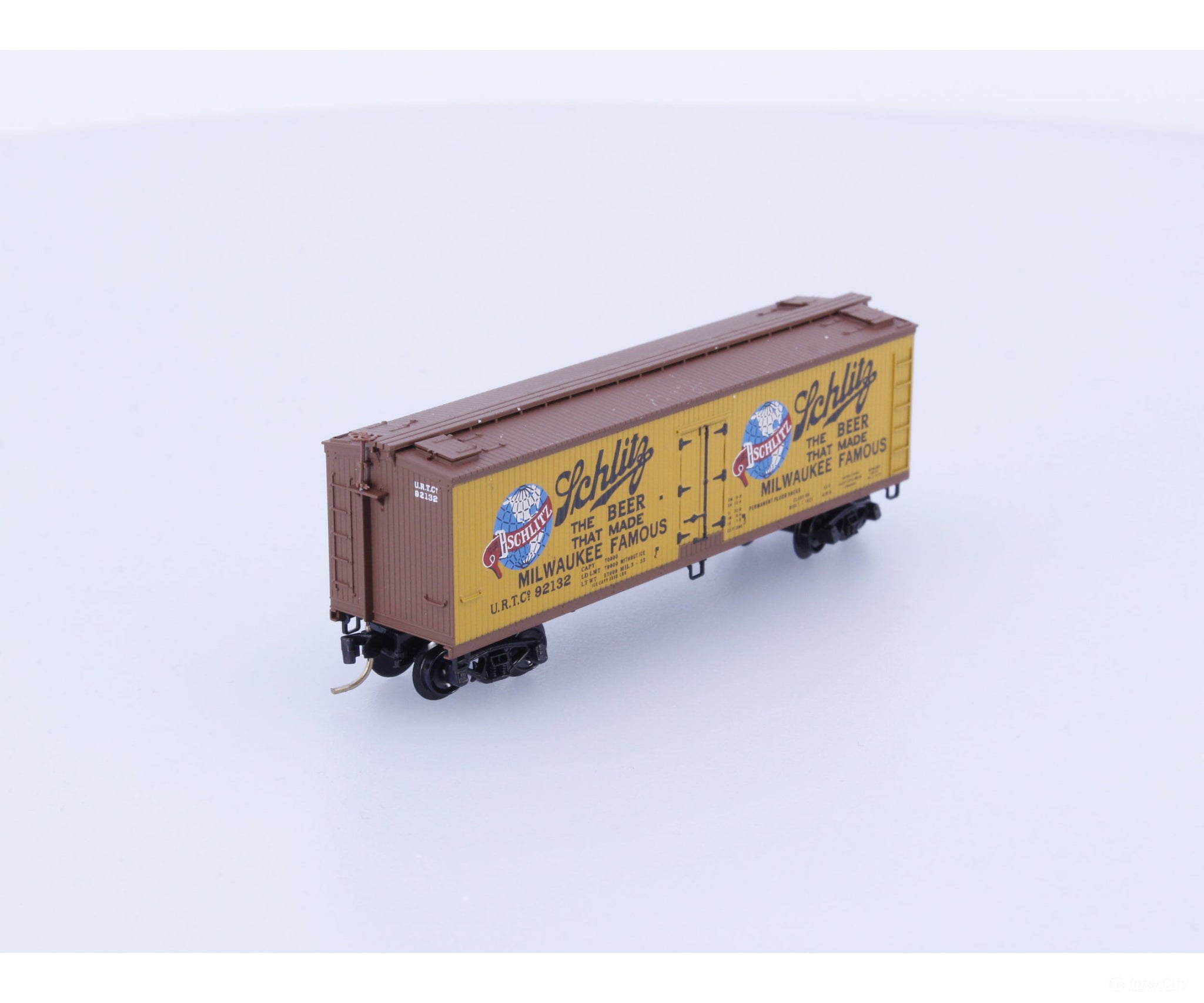 Micro Trains 49420 N Reefer Ice 40’ Wood Schlitz URTC 92132 Freight Cars