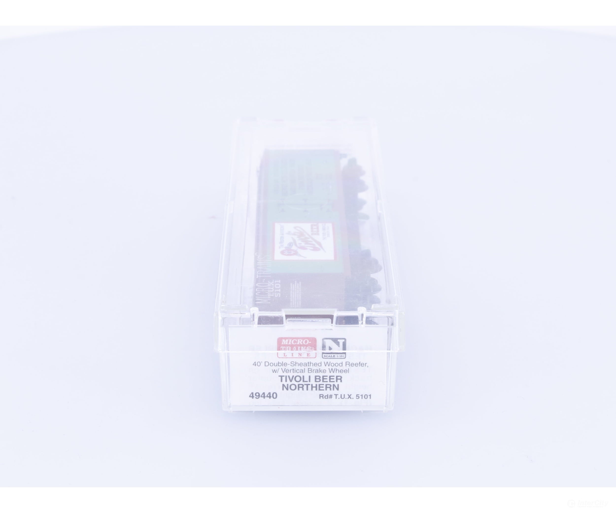 Micro Trains 49440 N 40’ Double Sheathed Wood Reefer Tivoli Beer (TUX) 5101 Freight Cars