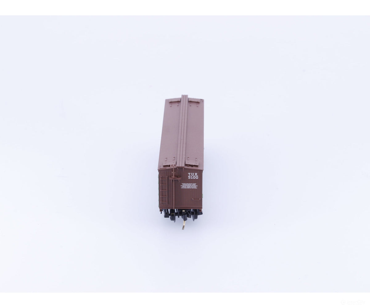 Micro Trains 49440 N 40’ Wood Sheathed Box Car Tivoli Beer (TUX) 5100 - Freight Cars