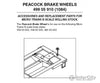 Micro Trains 49905910 Brake Wheels - For Tank Car Pkg(12) Parts