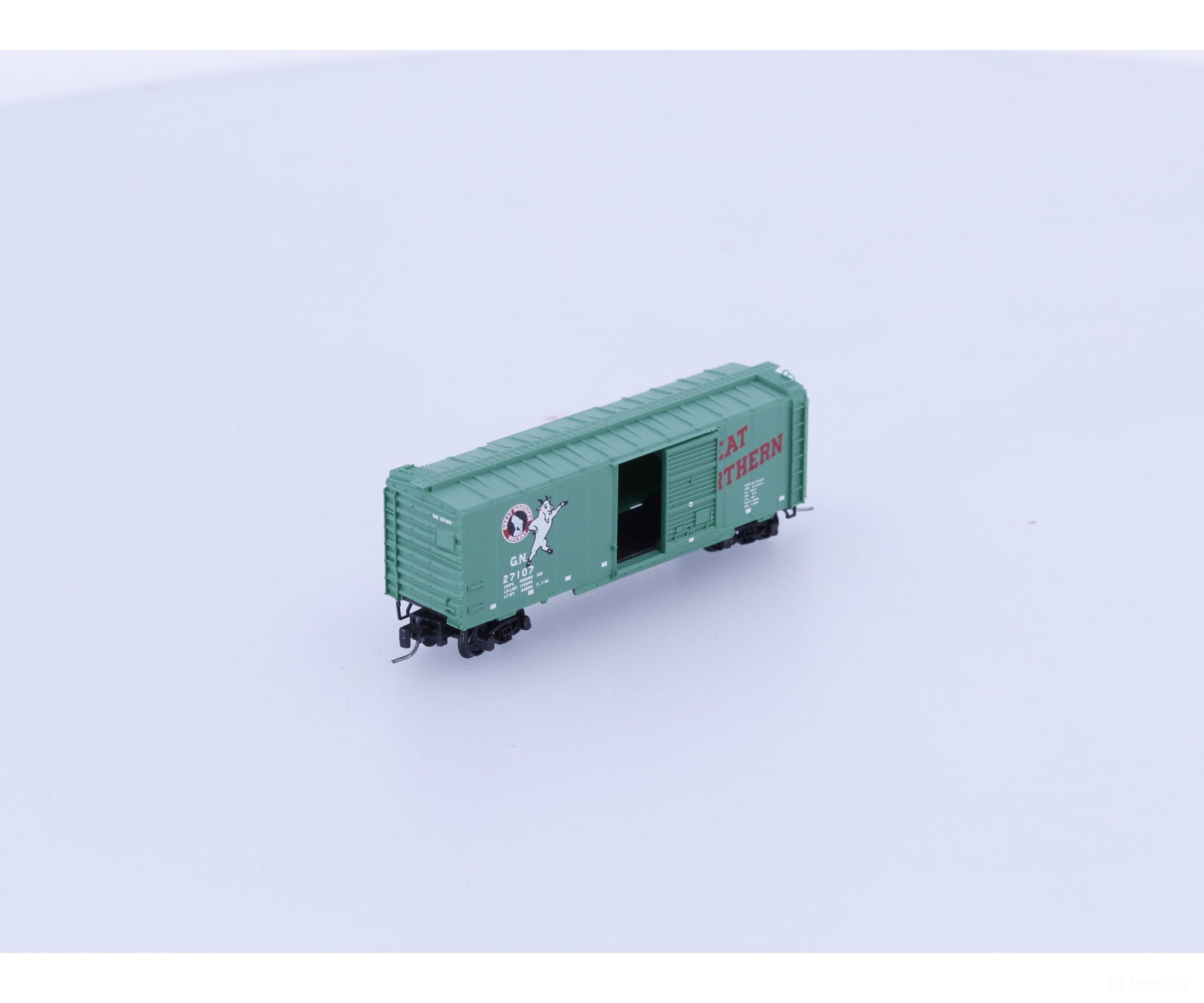 Micro Trains 500 00 441 Z 40’ Standard Box Car Single Door Great Northern (GN) 27107 (#1) Freight Cars