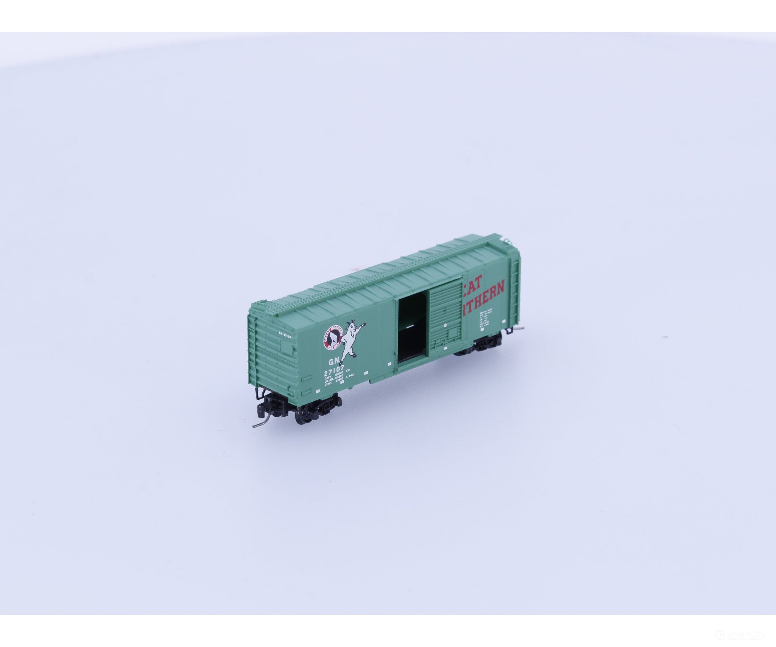 Micro Trains 500 00 441 Z 40’ Standard Box Car Single Door Great Northern (GN) 27107 (#1) Freight Cars