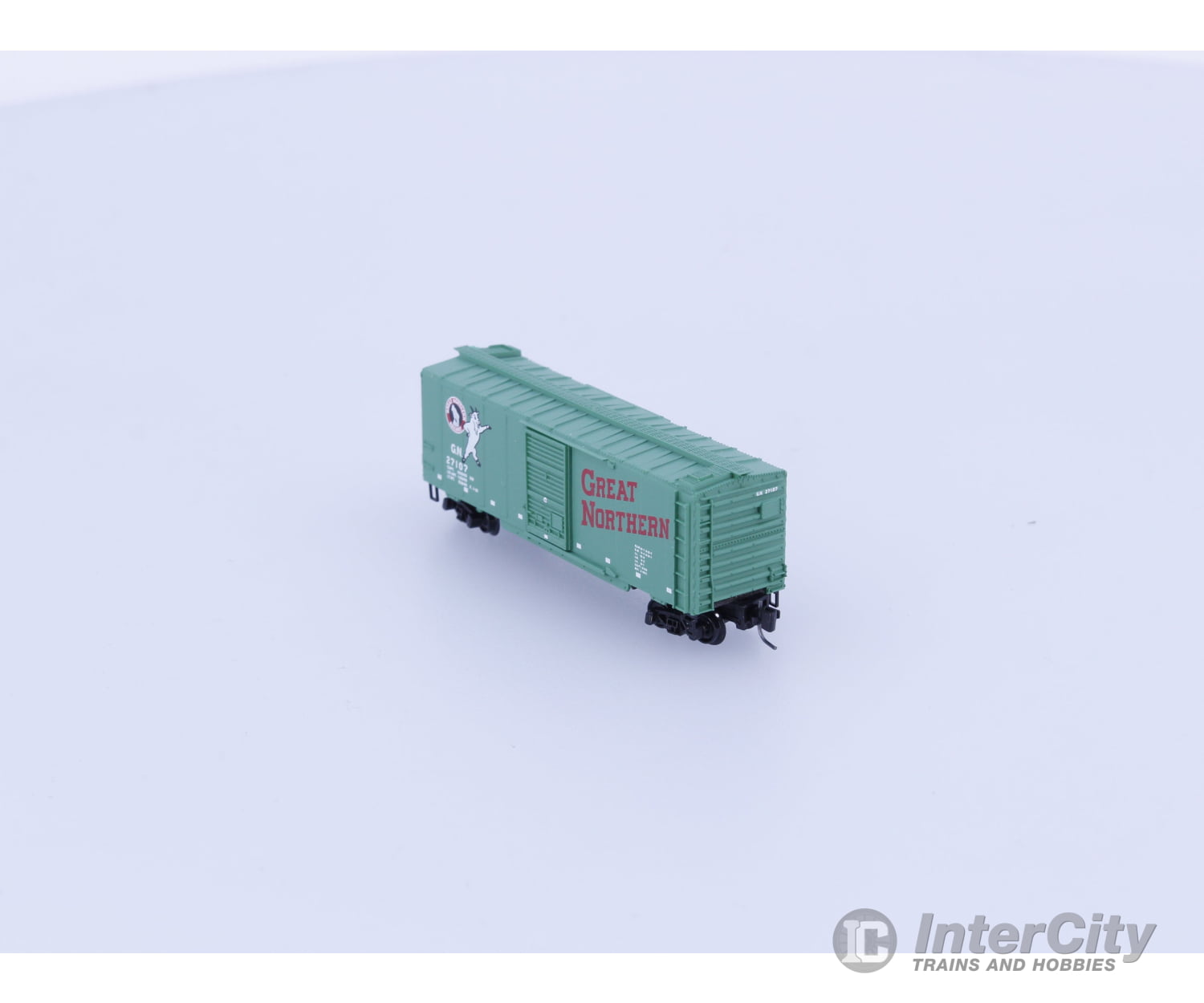 Micro Trains 500 00 441 Z 40’ Standard Box Car Single Door Great Northern (GN) 27107 (#1) Freight Cars