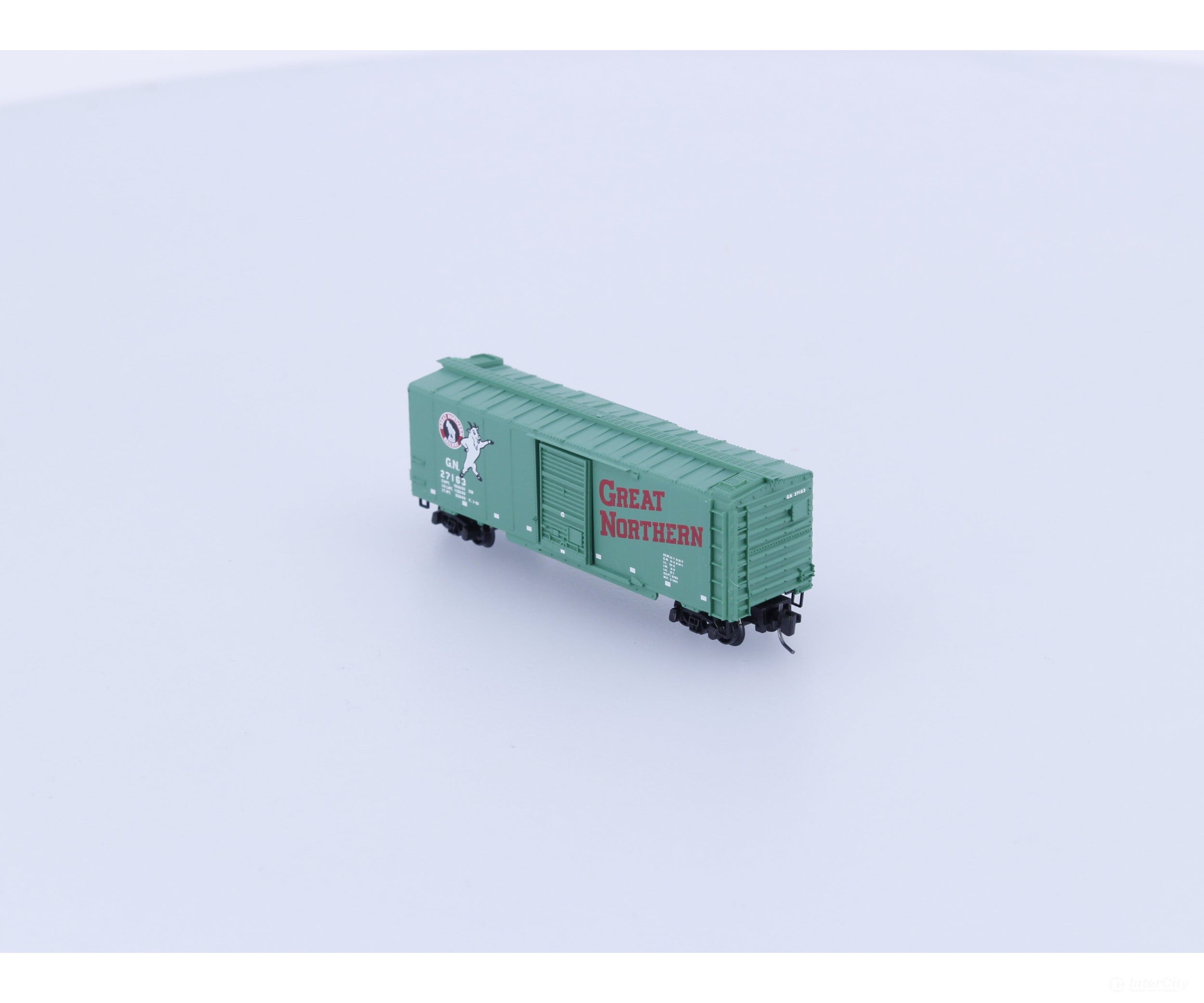 Micro Trains 500 00 442 Z 40’ Standard Box Car Single Door Great Northern (GN) 27163 Freight Cars