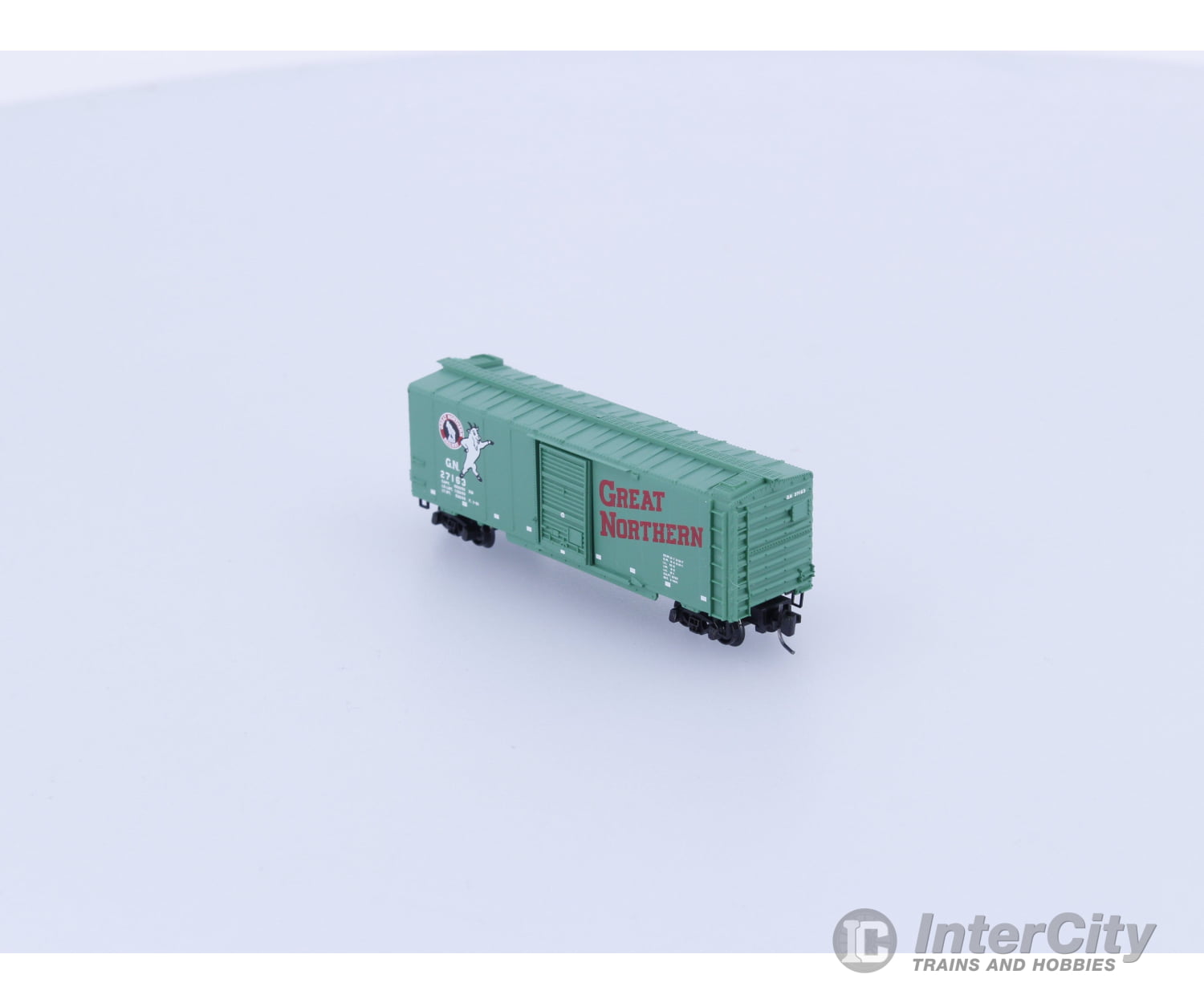 Micro Trains 500 00 442 Z 40’ Standard Box Car Single Door Great Northern (GN) 27163 Freight Cars