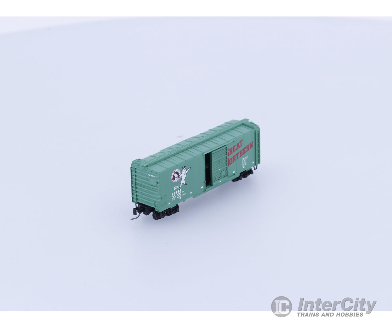 Micro Trains 500 00 442 Z 40’ Standard Box Car Single Door Great Northern (GN) 27163 Freight Cars