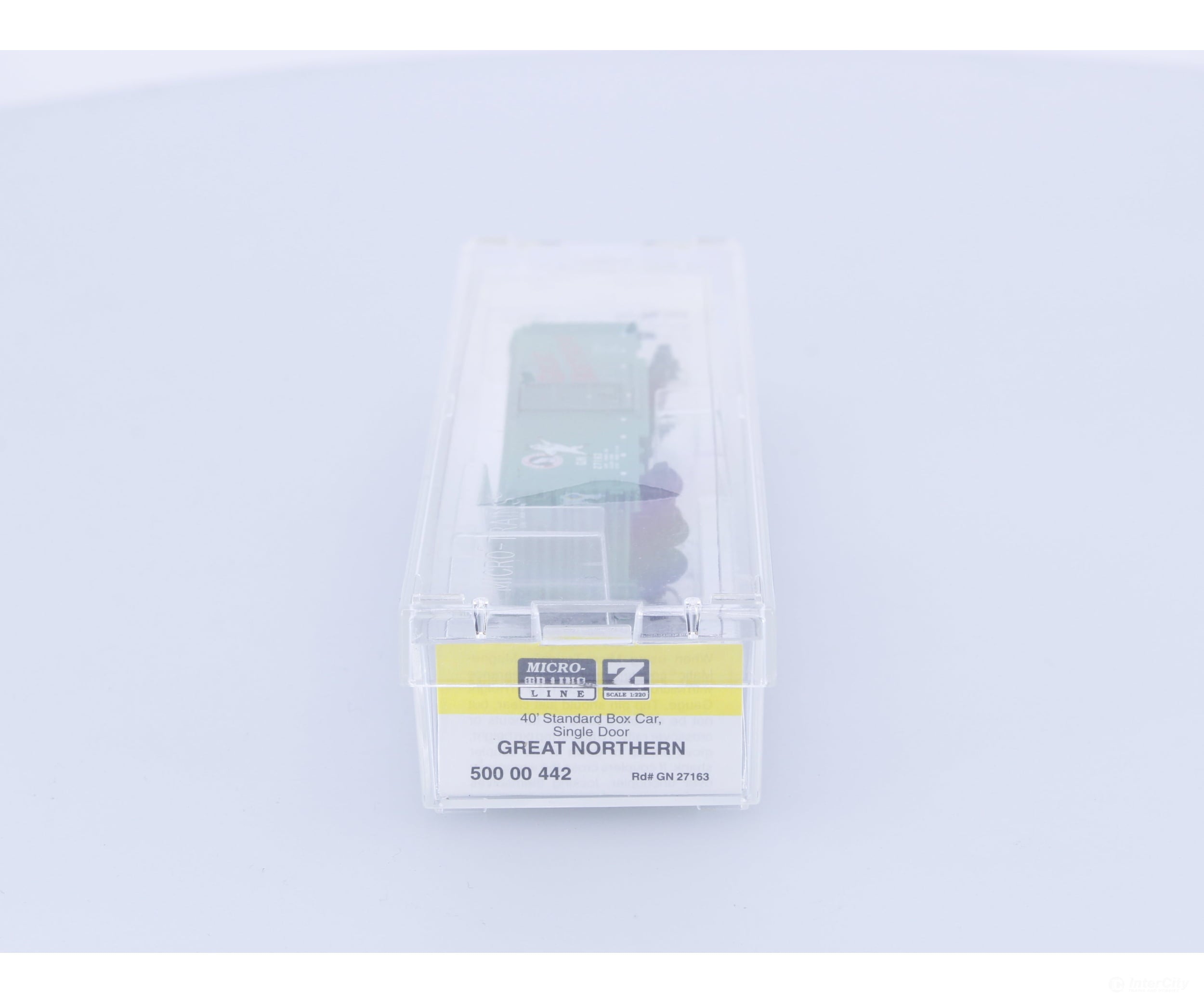 Micro Trains 500 00 442 Z 40’ Standard Box Car Single Door Great Northern (GN) 27163 Freight Cars