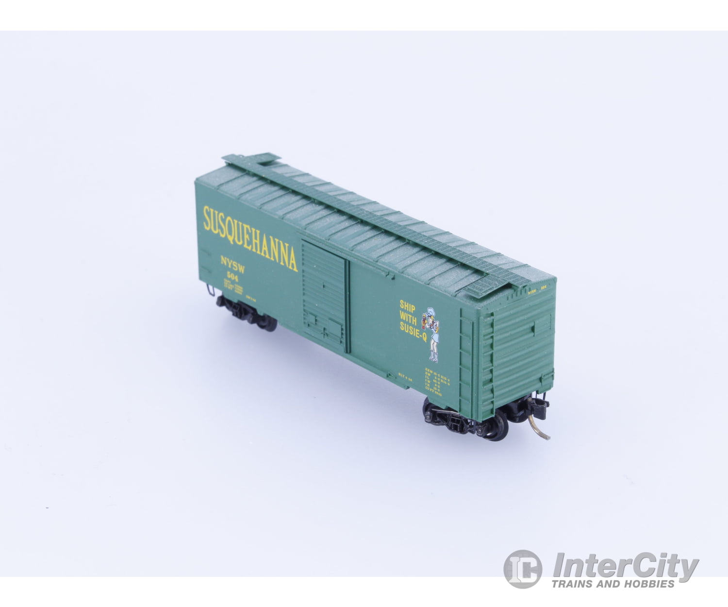 Micro Trains 504 N 40’ Single Door Boxcar Susquehanna (NYSW) 504 Freight Cars