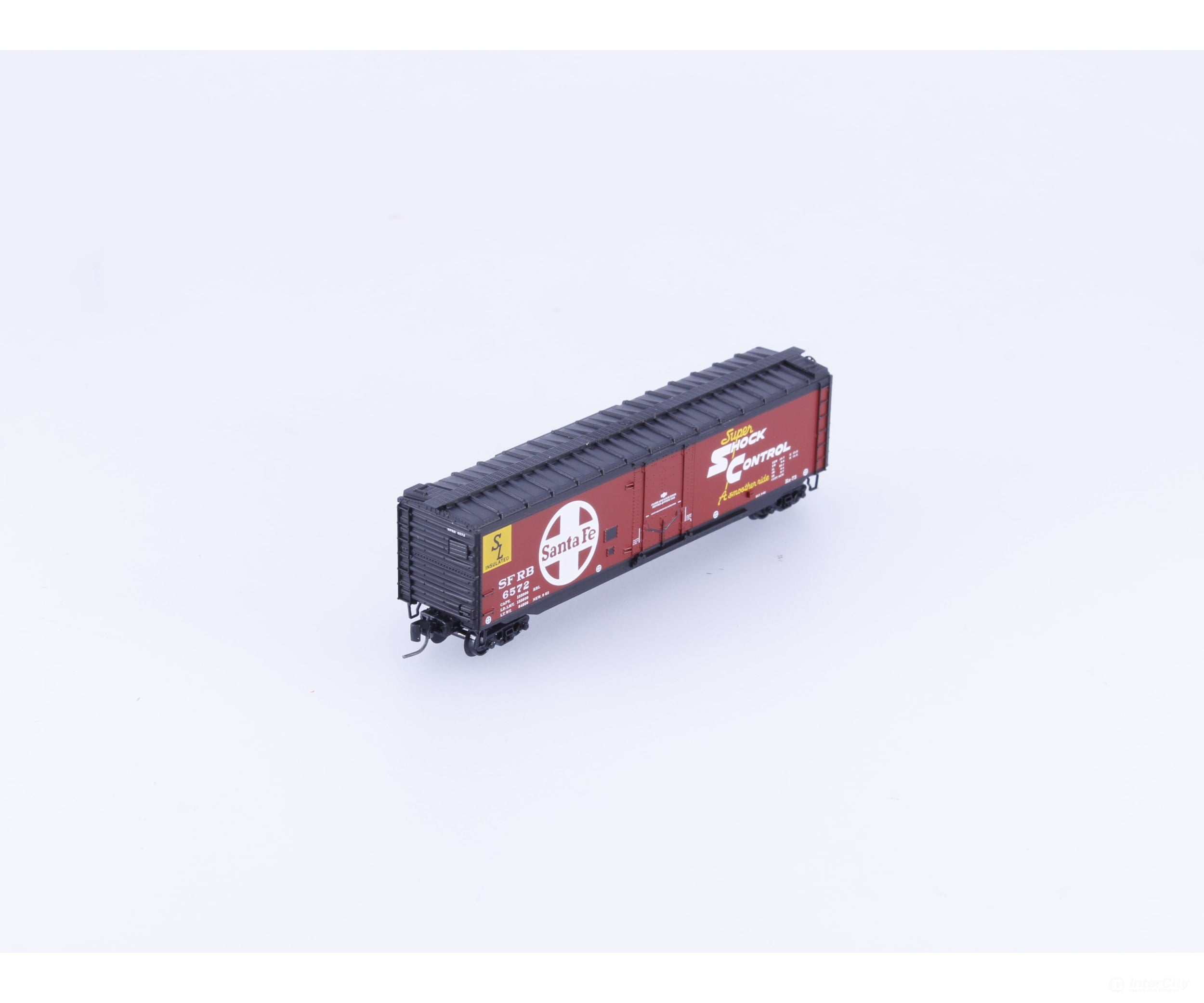 Micro Trains 50700290 Z 50’ Standard Box Car Plug Door (SFRB) Atchison Topeka and Santa Fe (ATSF) 6572 - Freight Cars