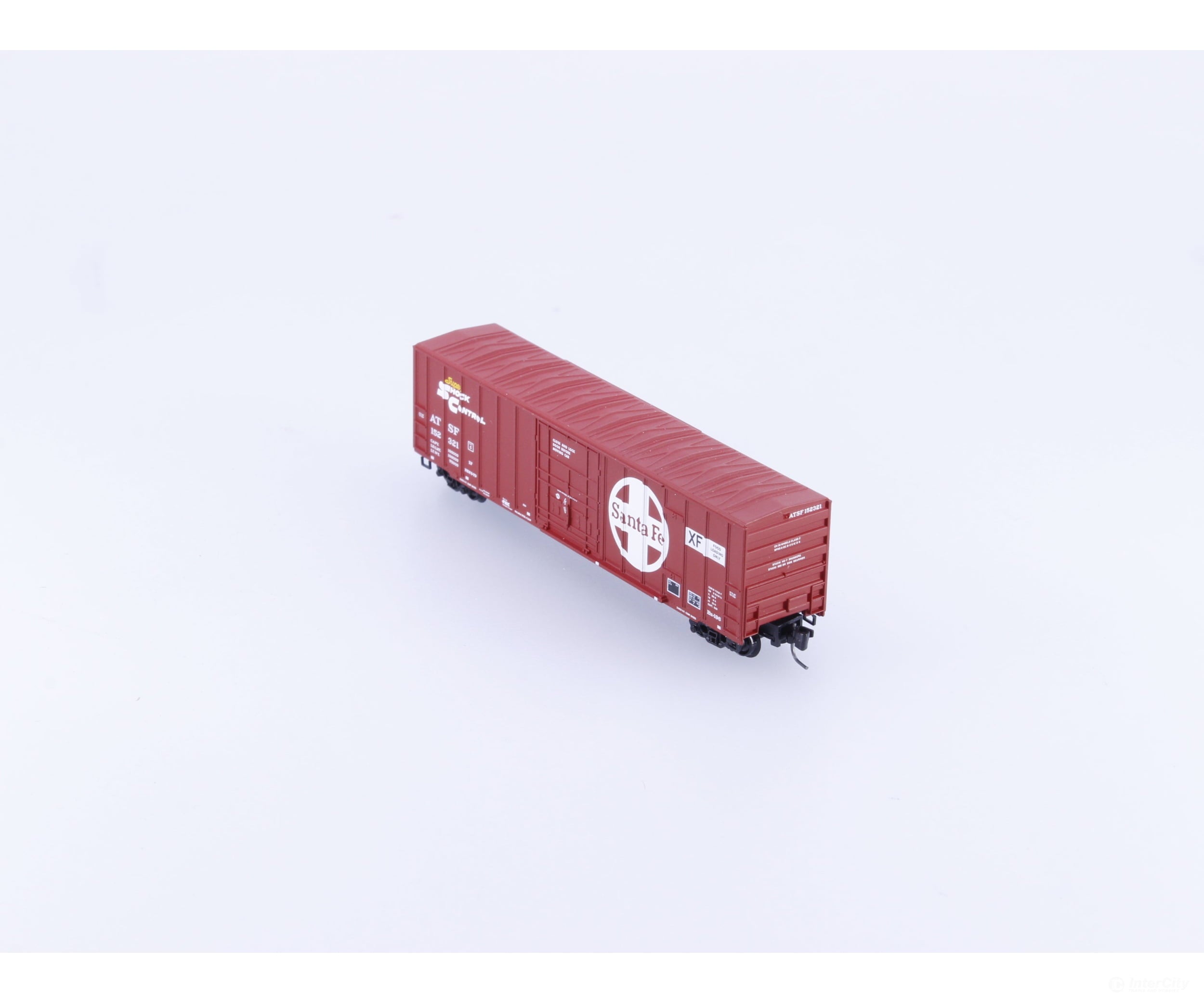 Micro Trains 51100022 Z 50’ Rib Side Box Car Plug Door w/o Roofwalk Atchison Topeka and Santa Fe (ATSF) 152321