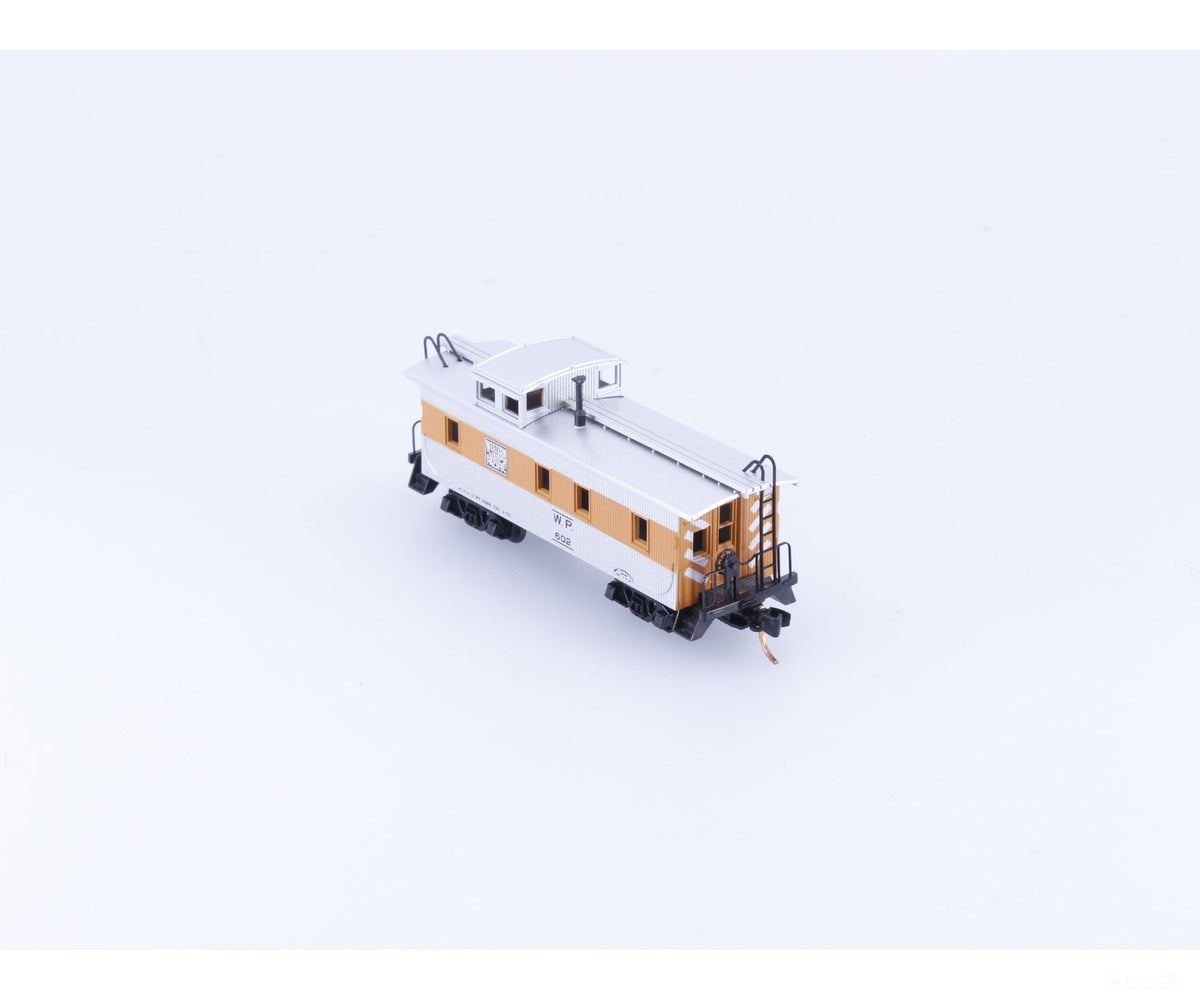 Micro Trains 51220 N 34’ Wood Caboose w/ Straight Cupola Western Pacific (WP) 602 - Freight Cars