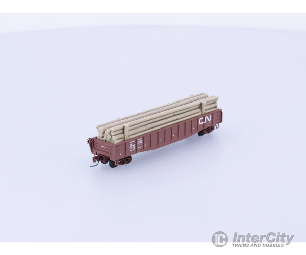 Micro Trains 522 00 140 N 50’ Gondola Fishbelly Sides Drop Ends w/load Canadian National (CN) 143722 Freight Cars