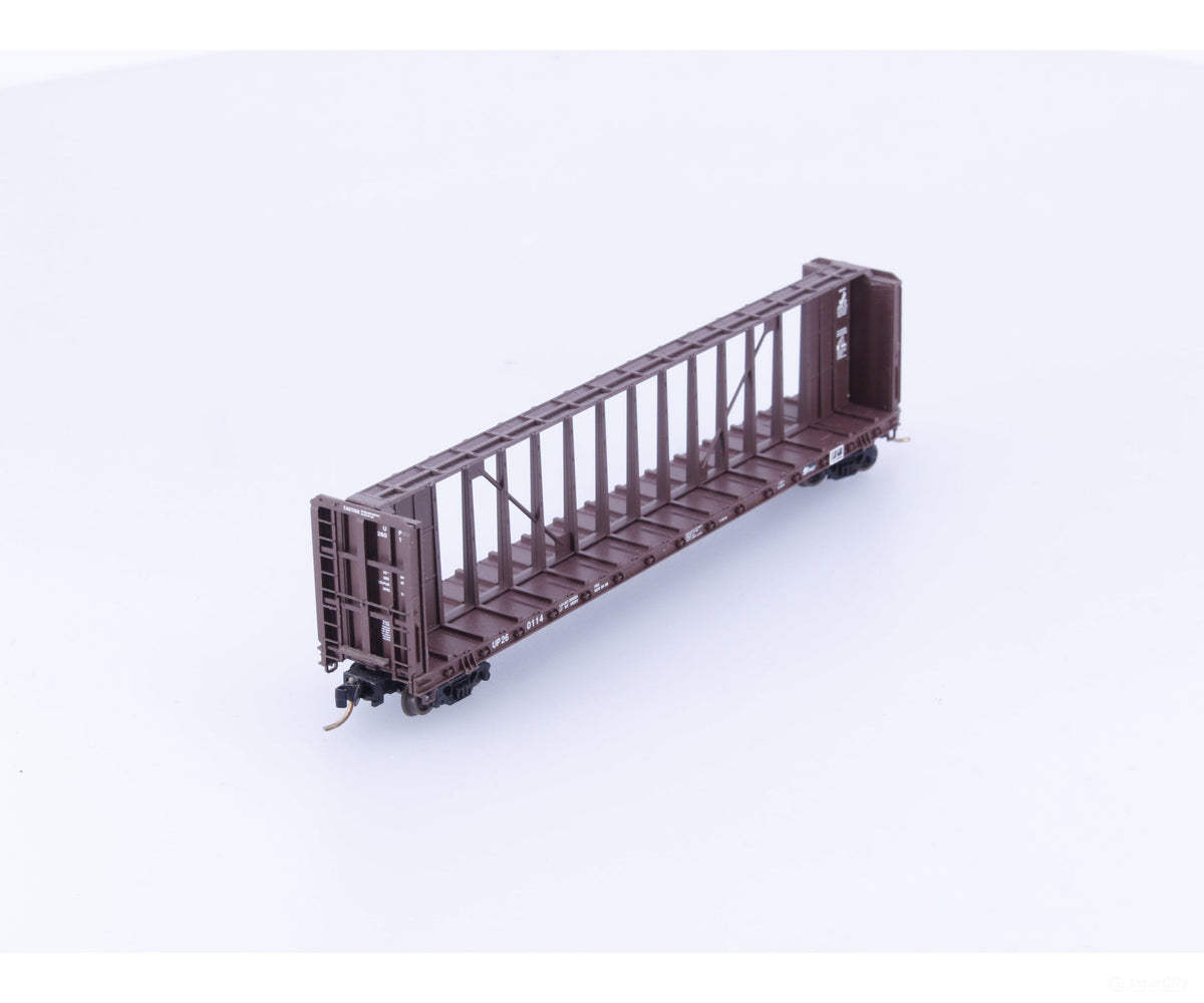 Micro Trains 53710 N 60’8’’ Thrall I-Beam Centerbeam Flatcar #2 Union Pacific (UP) 260114 - Freight Cars