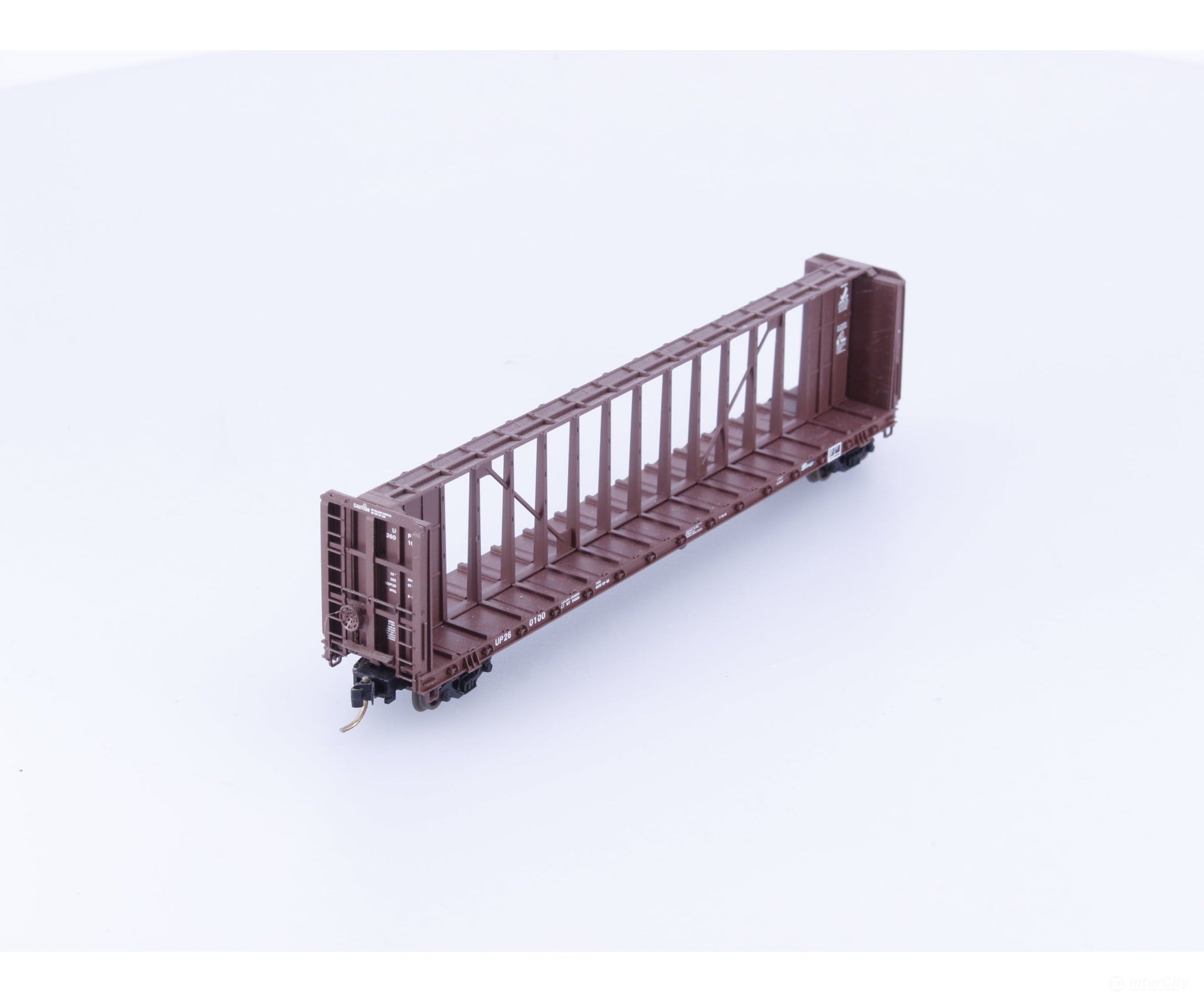 Micro Trains 53710 N 60’8’’ Thrall I-Beam Centerbeam Flatcar Union Pacific (UP) 260100 - Freight Cars