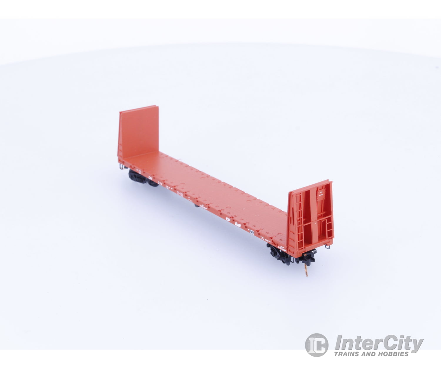 Micro Trains 54070 N 61’8’’ Bulkhead Flatcar Canadian Pacific (CP) 317137 Freight Cars