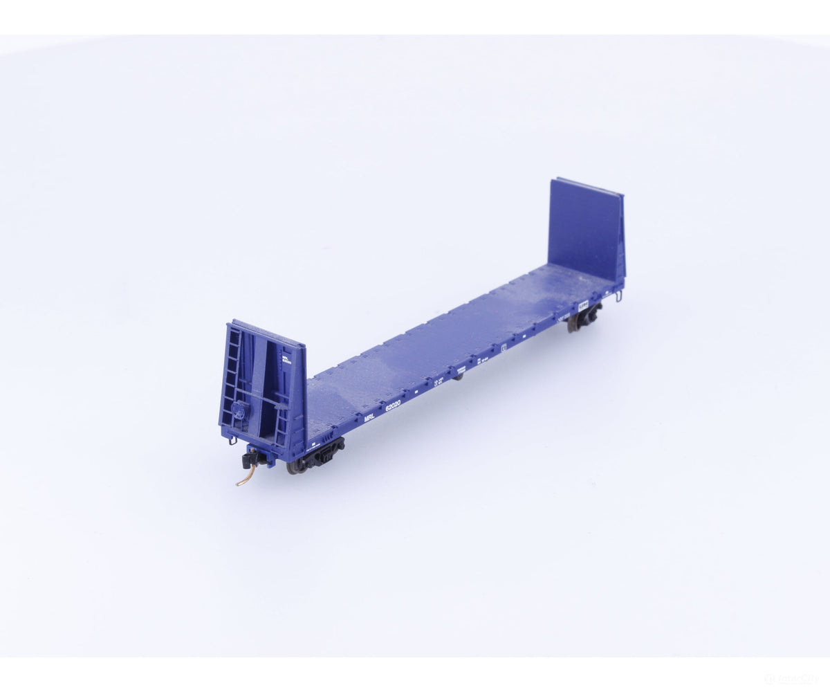 Micro Trains 54110 N 61’8’’ Bulkhead Flatcar Montana Rail Link (MRL) 62020 - Freight Cars