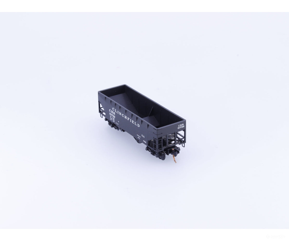 Micro Trains 55100 N 2-Bay 33’ Open Hopper Offset Side Clinchfield (CRR) 51722 - Freight Cars