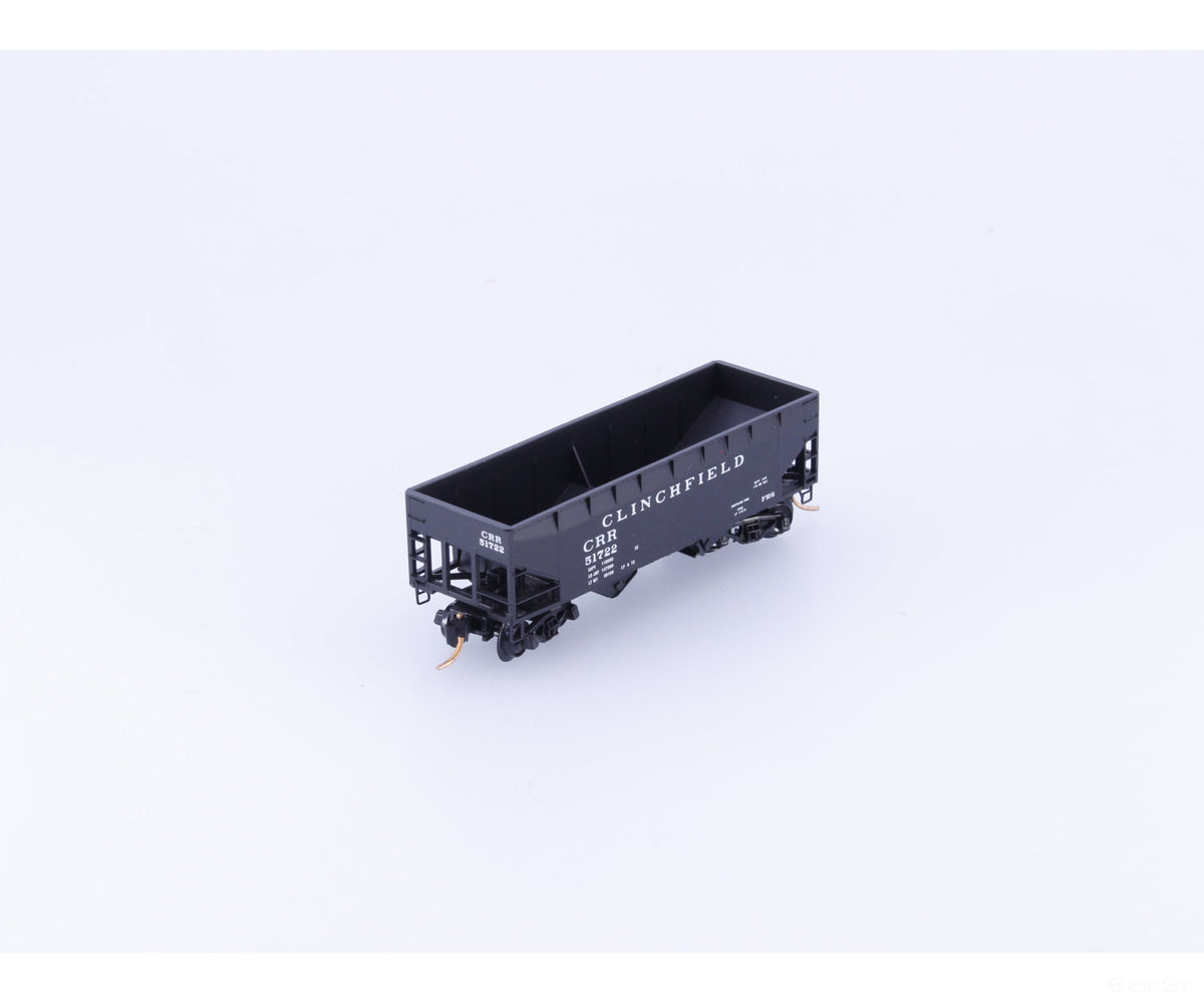 Micro Trains 55100 N 2-Bay 33’ Open Hopper Offset Side Clinchfield (CRR) 51722 - Freight Cars