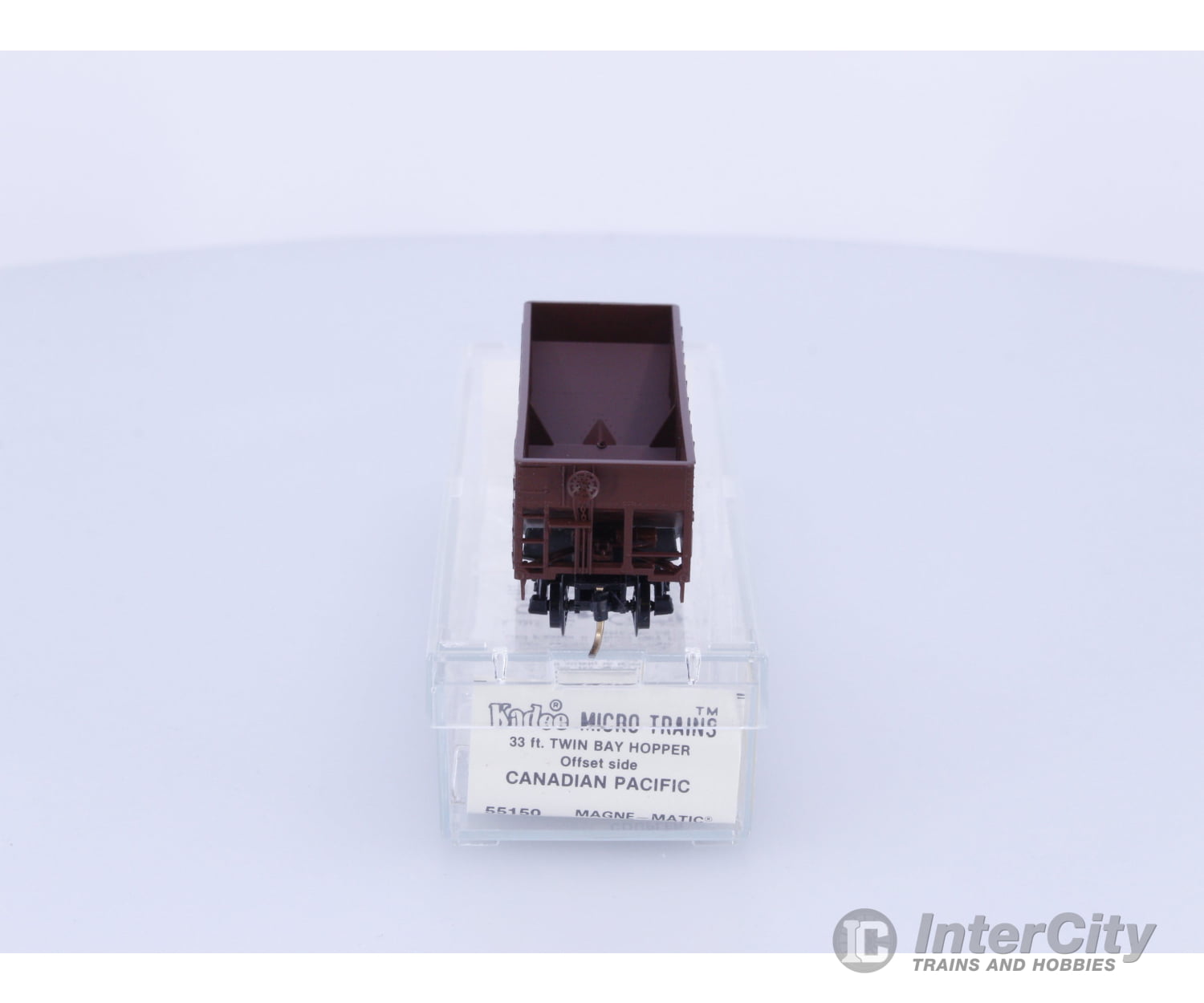 Micro Trains 55150 N Open Hopper 2-Bay Offset Side Canadian Pacific (CP) 354025 (#2) Freight Cars