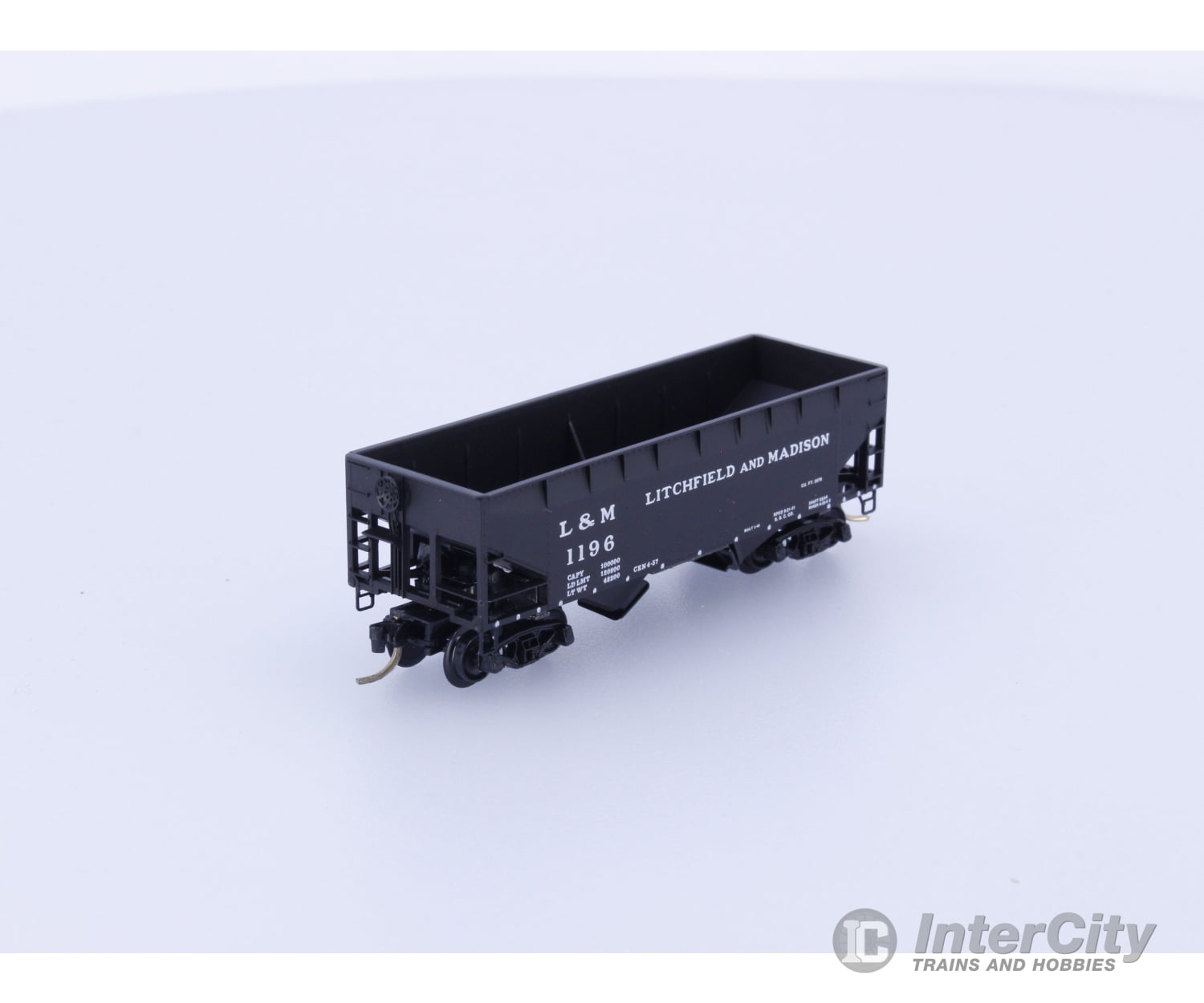 Micro Trains 55280 N Open Hopper 2-Bay Offset Side Litchfield & Madison L&M 1196 Freight Cars
