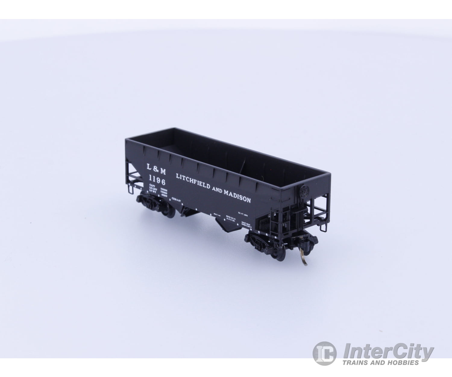 Micro Trains 55280 N Open Hopper 2-Bay Offset Side Litchfield & Madison L&M 1196 Freight Cars