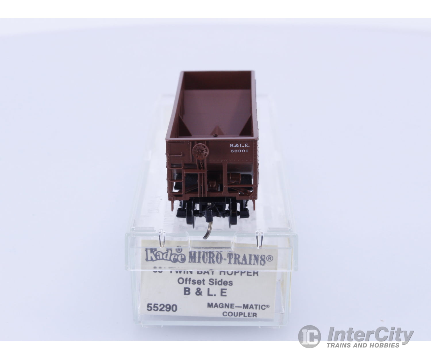 Micro Trains 55290 N Open Hopper 2-Bay Offset Side Bessemer & Lake Erie B&LE 50001 Freight Cars